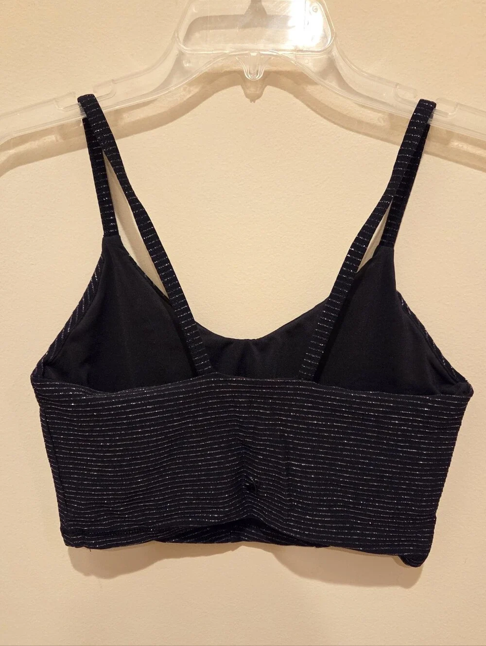 Glyder Charge Bra Top - Black And Gold